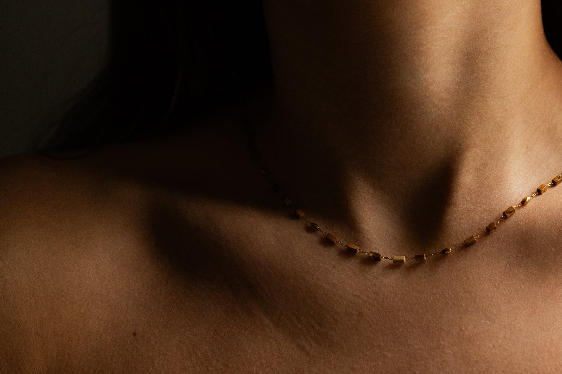 Little Stones Brown ketting
