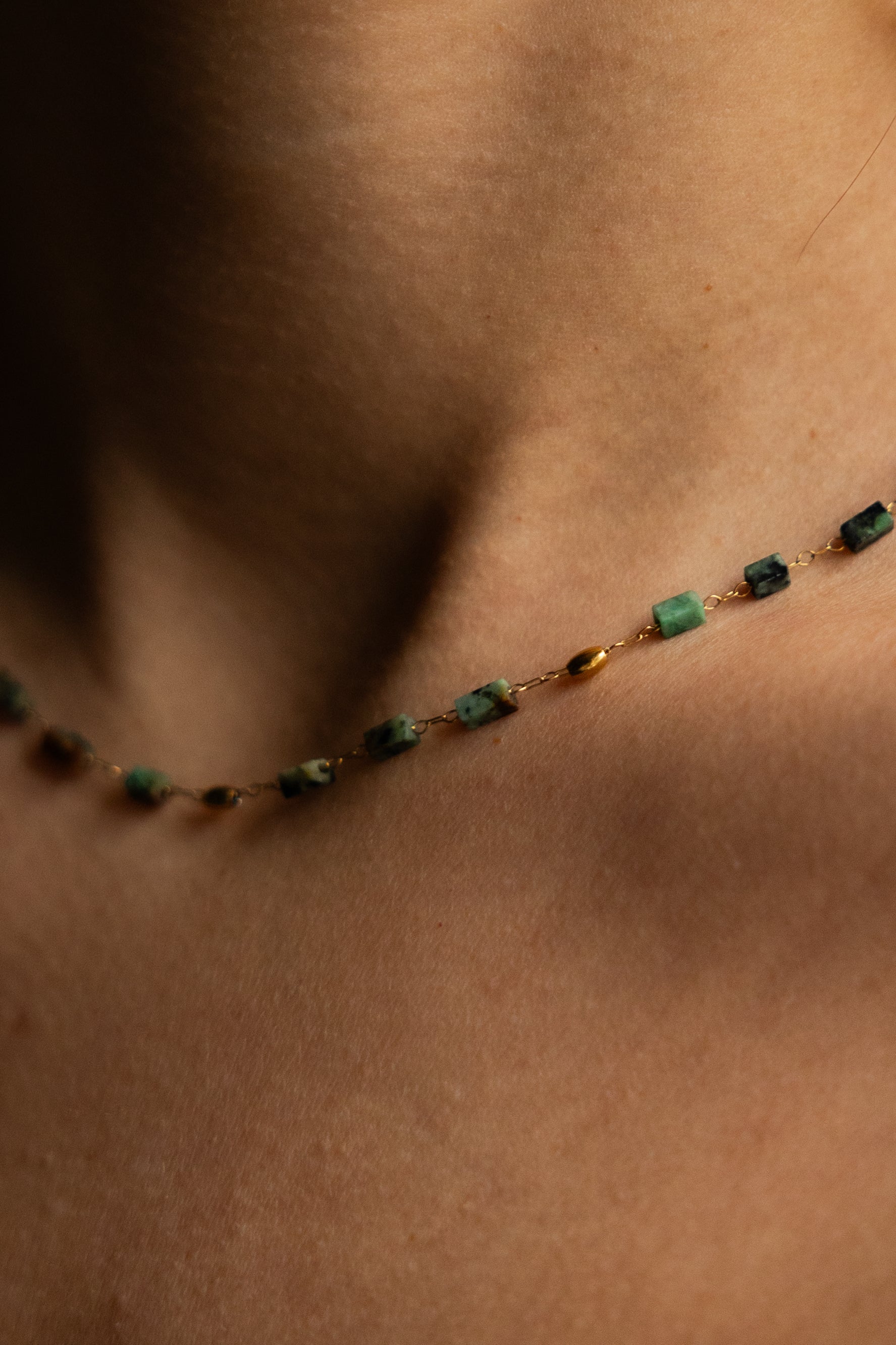 Little Stones Turqoise ketting
