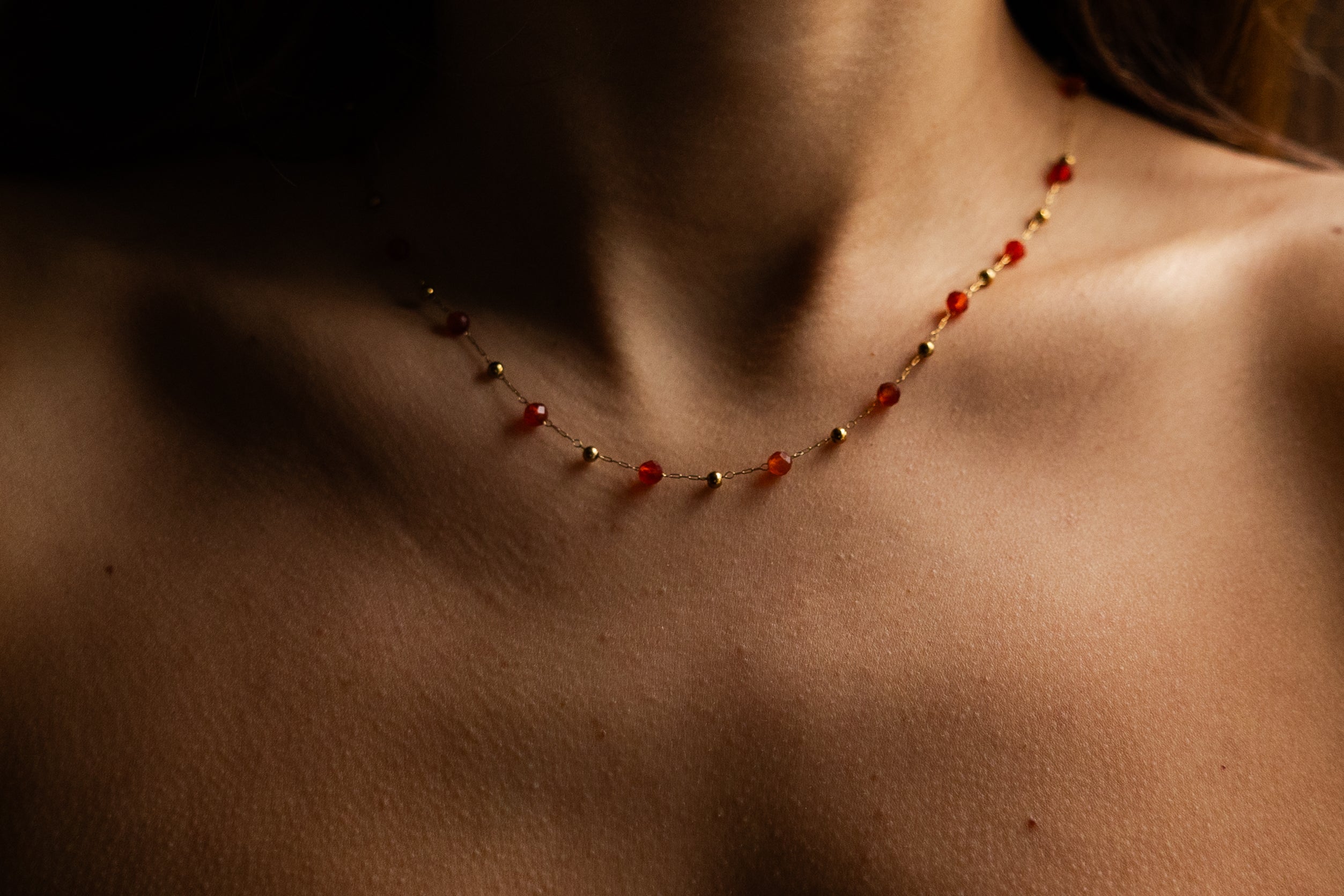 Bella Cornaline ketting